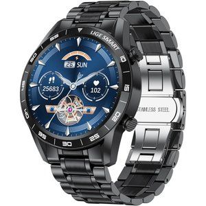 Smart Watch Men Bluetooth Fitness Tracker SmartWatch1.32" Full IP67 Waterproof